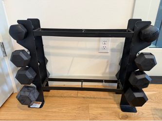 Dumbbells with Rack