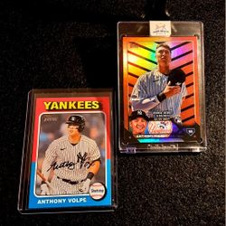 Anthony Volpe 2023 Topps MLB  Debut RC with Bonus Card 2024 Heritage NY YANKEES MLB 