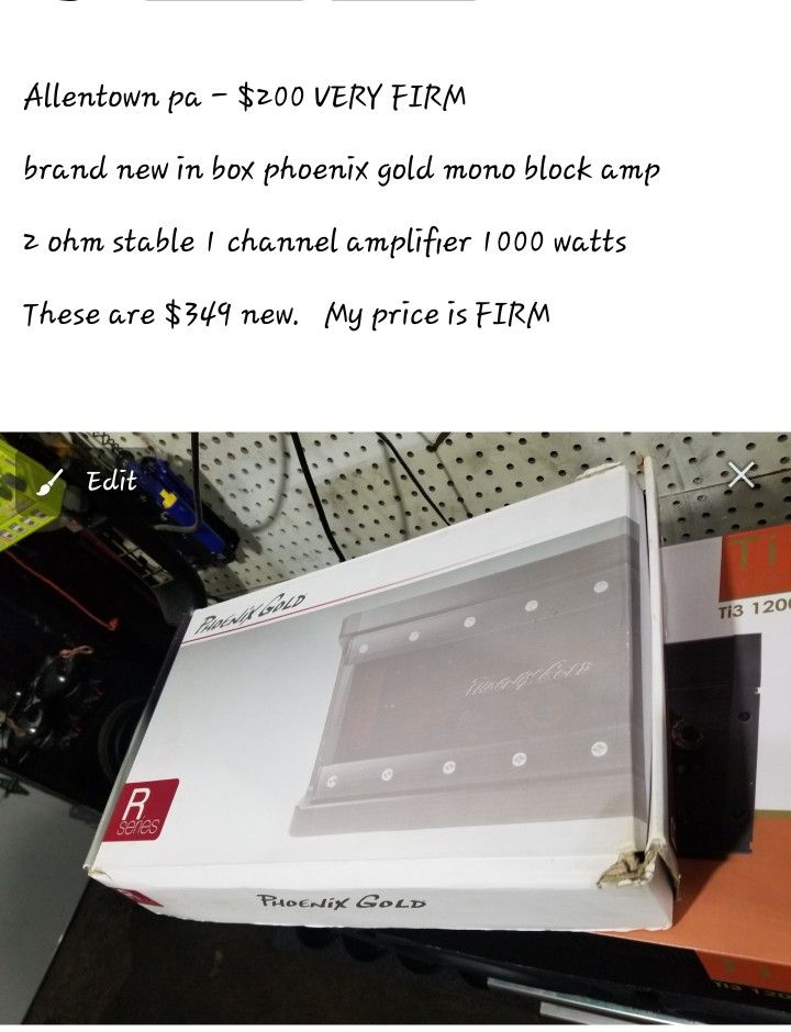New Phoenix Gold Bass Amp