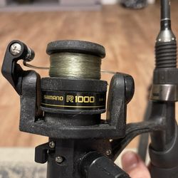 Shimano R1000 Spinning Reel On 5'6 Abu Garcia Vigilante VIGS561L Light  Action # 35 for Sale in Plant City, FL - OfferUp