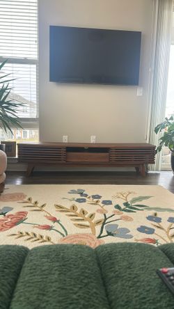 Mcm Style Long Tv Console Table Unit