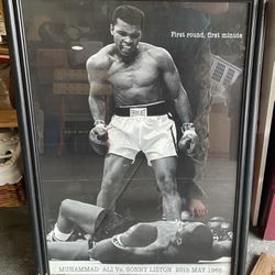 Muhammad Ali Framed Poster