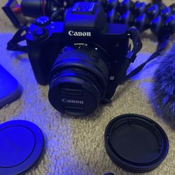 Canon M50 With Rode Video Mic NTG
