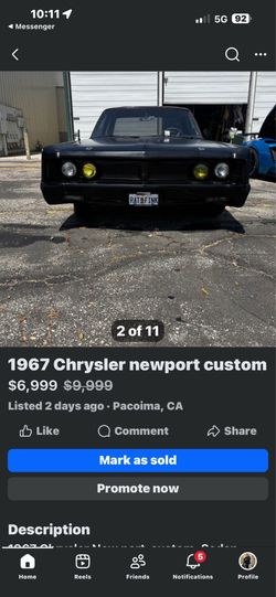 67 Chrysler Newport custom