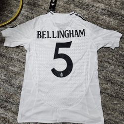 Real Madrid Home Jersey 24 25 Bellingham # 5