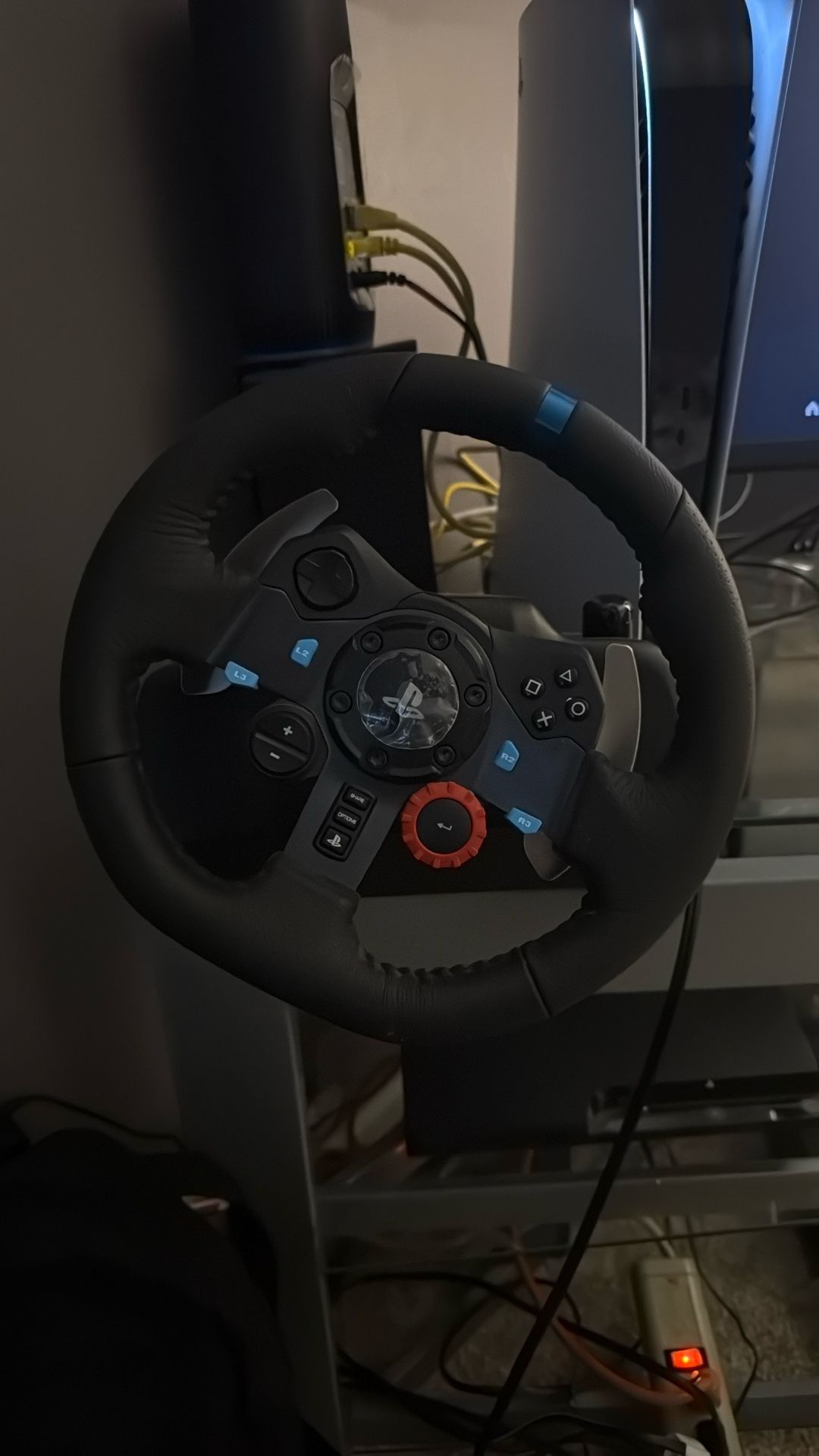 Logitech G29 PS5 STEERING WHEEL COMPATIBLE WITH (PS4,PC)