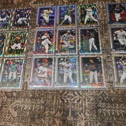 Various Topps Chrome Xfractors, Raywaves And More
