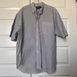 Ralph Lauren Big Shirt 100% Cotton XL Stripe w/ Pocket