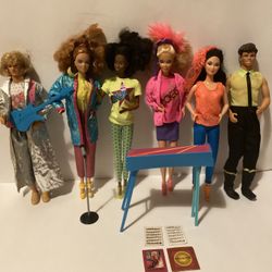 Vintage ‘85 and ‘86 Barbie and the Rockers Dolls, Items Added