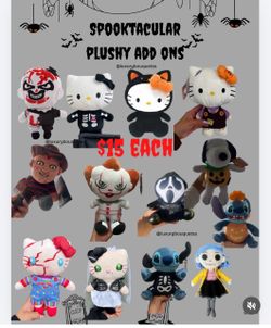 Halloween plush plushies horror