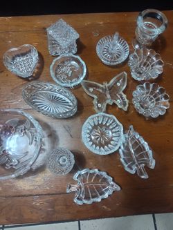 Vintage Glass & Crystal Decorative Collection - 15+ Pieces - $40 OBO