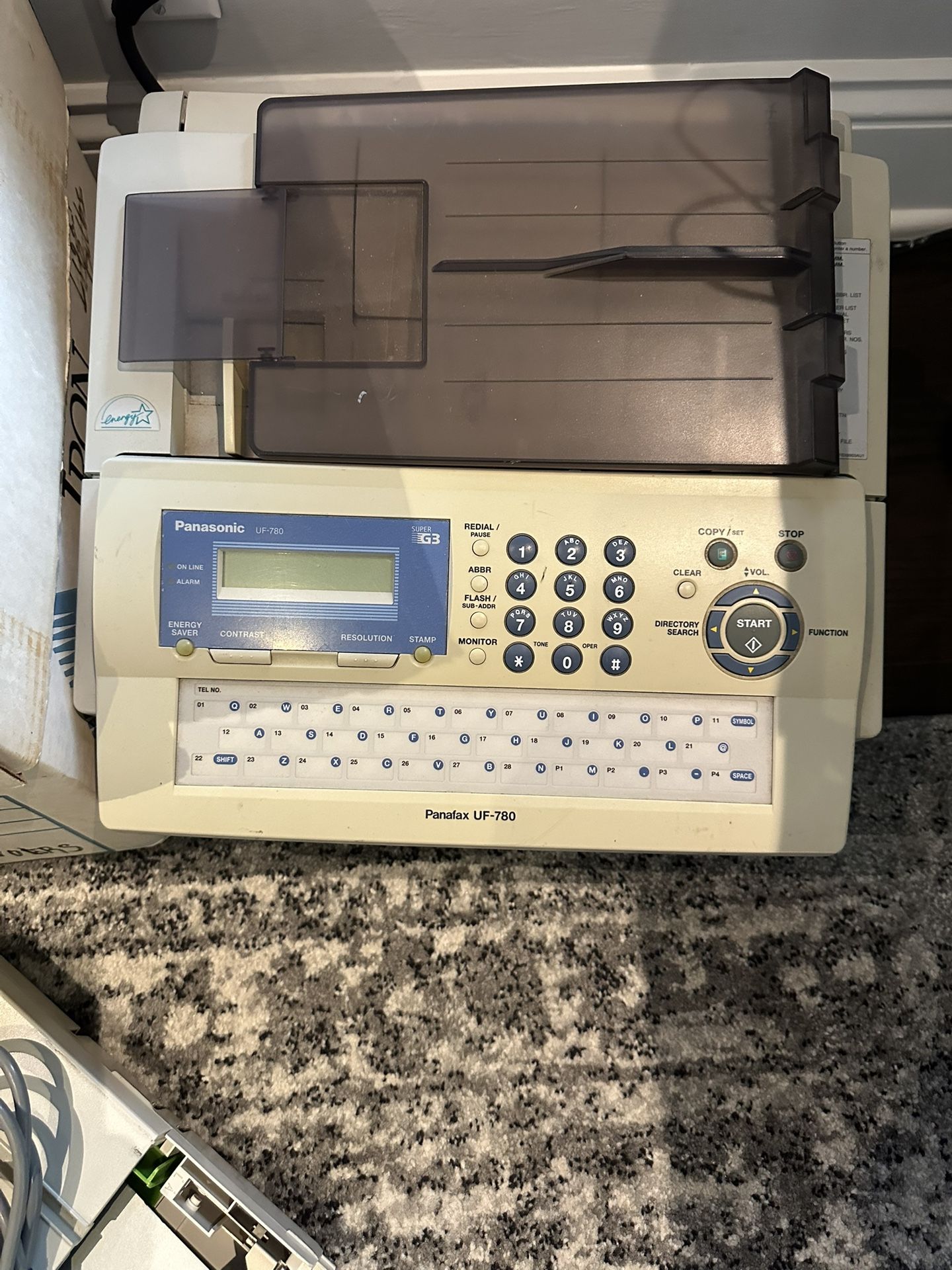 Panasonic UF-780 Fax Machine