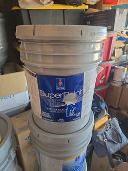 NEW!! 5 GALLONS OF INTERIOR SEMI-GLOSS GREEK VILLA