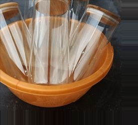 Clear Glass Jar With Bamboo Lid Airtight Can Sealed Canister Food Storage Container