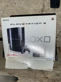 Used PlayStation 3 with 2 controllers  easy fix or for parts