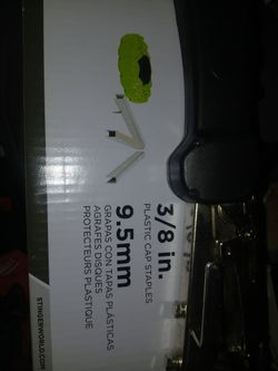 Scorpion stapler with caps and staples