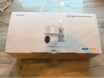 ieGeek 2k PTZ Battery Security Camera w/Solar Panel (2-pack)