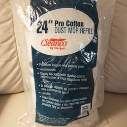 24 Inch Pro Cotton Dust Mop Refill New