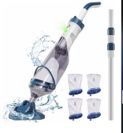 Enhulk Rechargeable Handheld Cordless Pool Vacuum for Above Ground Pool and Inground Pool