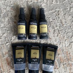 TRAVEL SIZE HAIR GEL AND HAIR SPRAY 