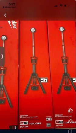 Milwaukee new rocket light 18M $220 each one
