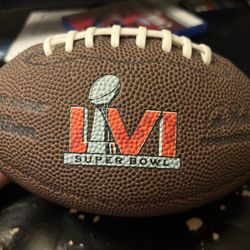 LA Rams Bengals Super Bowl Memorabilia Ball