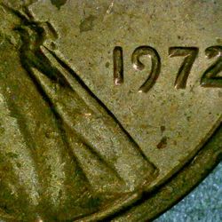 1972 Doubled Ear LINCOLN MEMORIAL CENT 