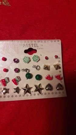 New 12 pairs of Christmas Earrings for $8