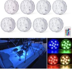 Shangyuan Boat Lights Wireless, Battery Powered Operated Marine Led Interior Light for Boat Deck Courtesy Light, for Fishing Pontoon Sailboat Kayak,