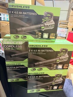 Cordless Leaf Blower 580CFM $70each