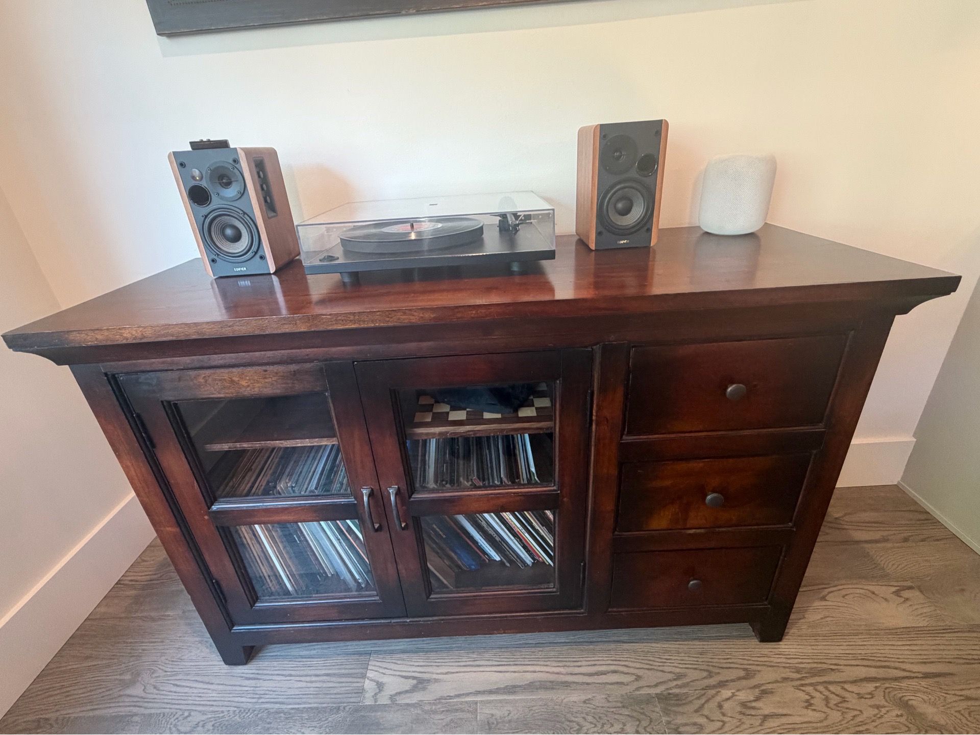 Crate and Barrel dining hutch