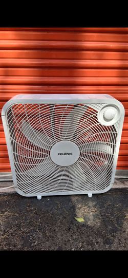 Big box fan Pickup 2-11 pm rainbow/charleston cash only fcfs