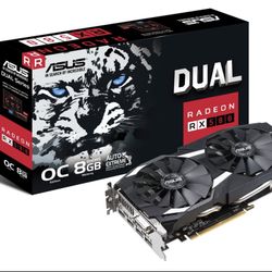 Used ASUS AMD RX580 Video Card Dual RX80-OBG
