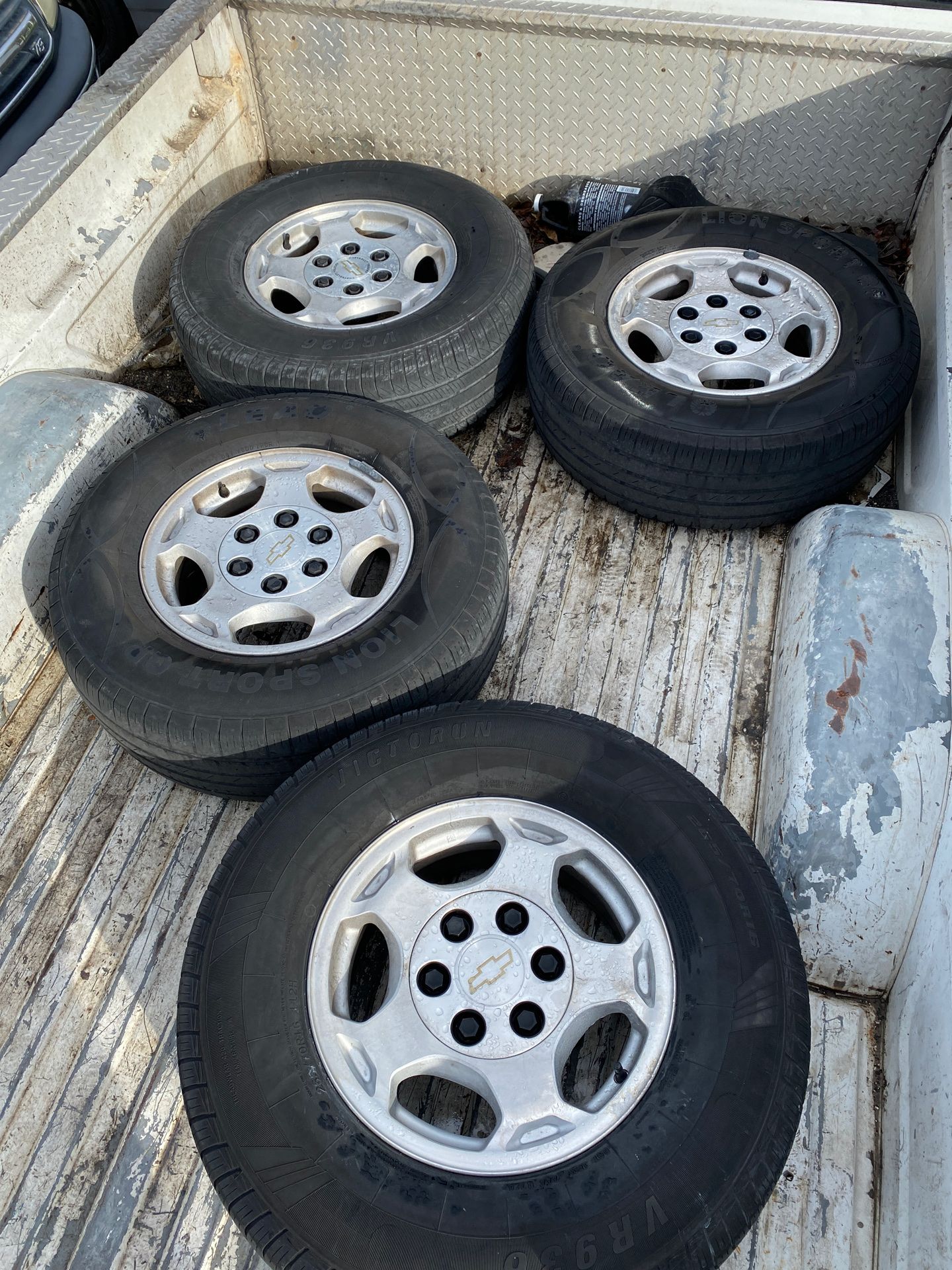 Chevrolet Truck 6 lug rims and tires Chevy pick up for Sale in Margate, FL OfferUp
