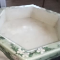 ANTIQUE CHINESE PORCELAIN FOOTED BONSAI PLANTER