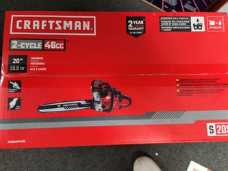 Craftsman 46-cc 20" Gas Chainsaw
