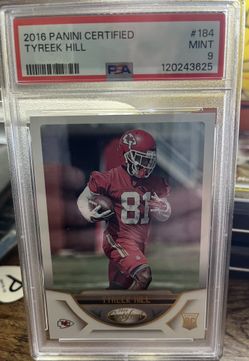 🔥 Tyreek Hill Rookie Card /999 PSA 9 🔥