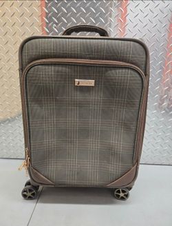 Premium Plaid Carry On Rolling Bag Travel Case