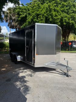 Alcom 7 x 16 Enclosed Trailer 7k