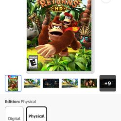Donkey Kong Country Returns HD - Nintendo Switch (NEW SEALED) $50