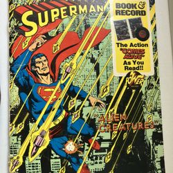 Superman Read Along Book And Album