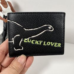 Coach Slim Billfold Wallet Sketch print CAO21 NWT