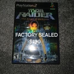 Ps2 TOMB RAIDER FACTORY SEALED $100