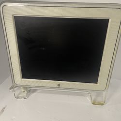 Apple Studio Display Model M7649 17"  LCD Display Clear