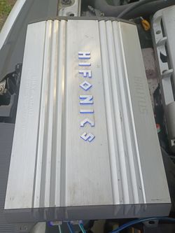 brutus HiFolONICS  2400 watt super class D AMP can be tested on pick up only $125 firm