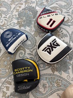4 great condition putter covers