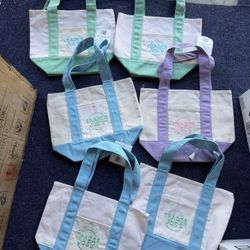 trader joes pastel mini totes
