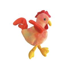 TY Beanie Babies Strut Rooster Chicken Bird Plush Stuffed Animal