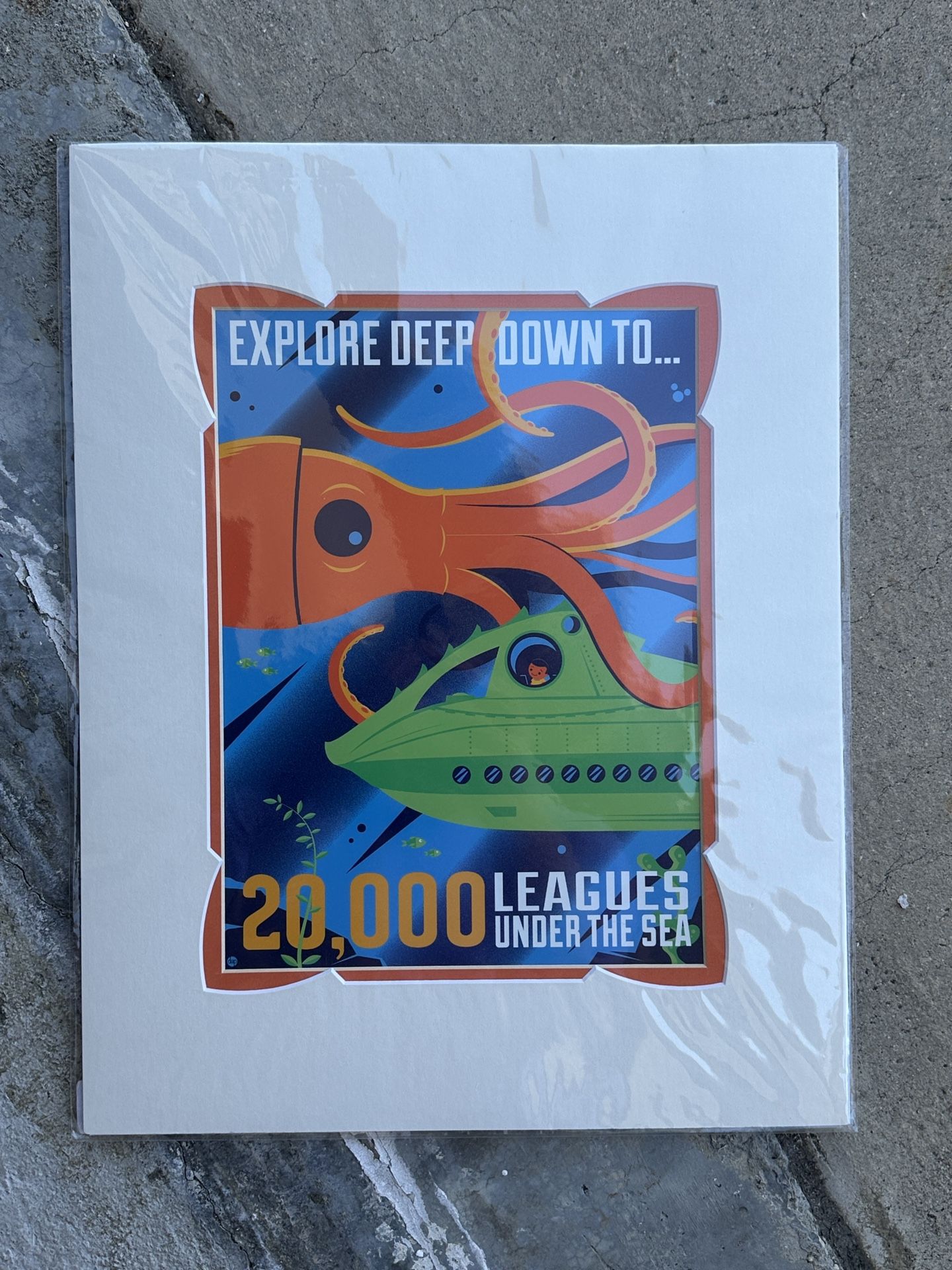 20000 Leagues Under The Sea Disney Art Print
