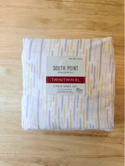 SOUTH POINT home fashions® TWIN/TWIN XL 4 PIECE SHEET SET